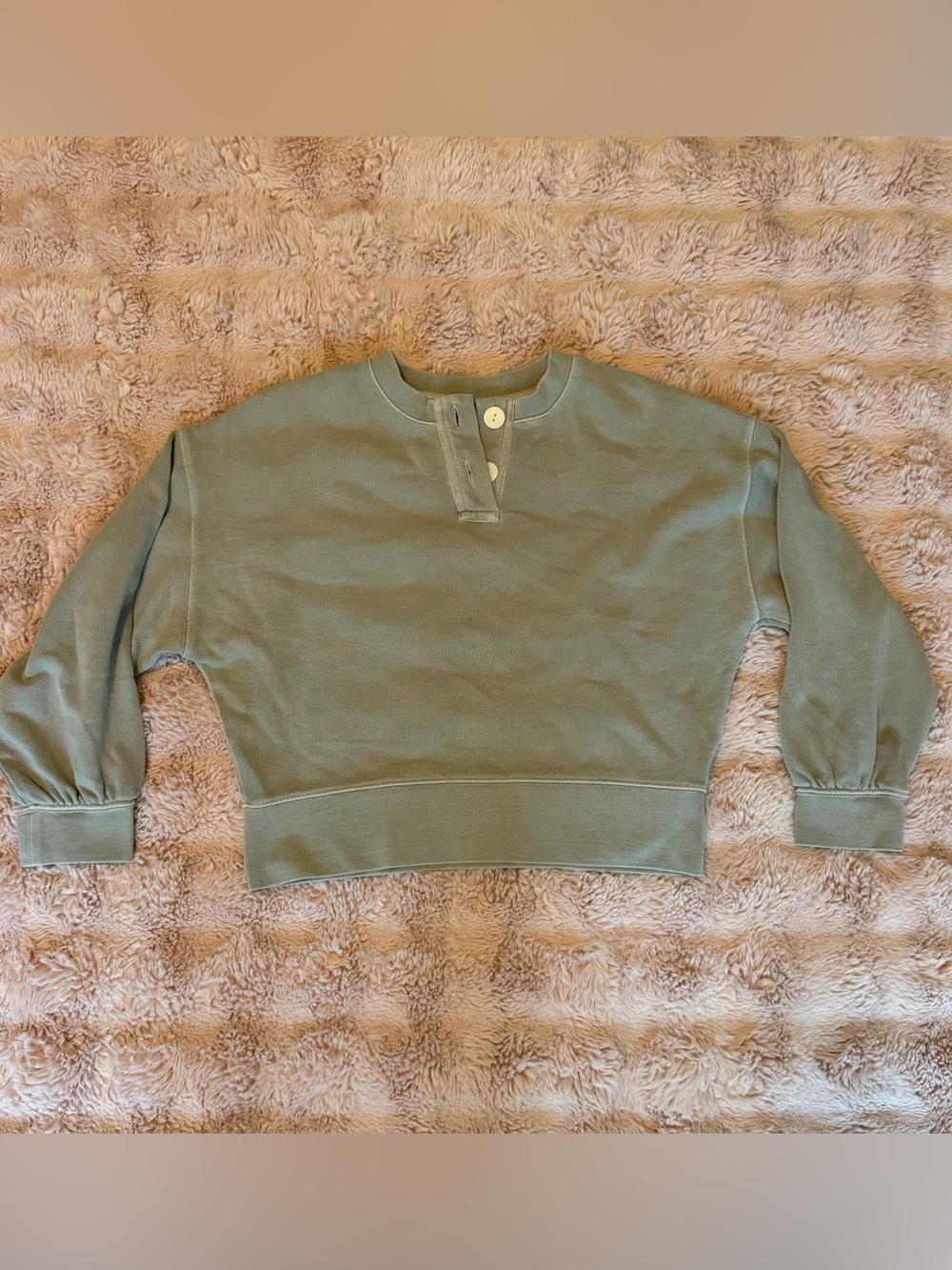 Rails Erin button sweatshirt perfect condition sage XS